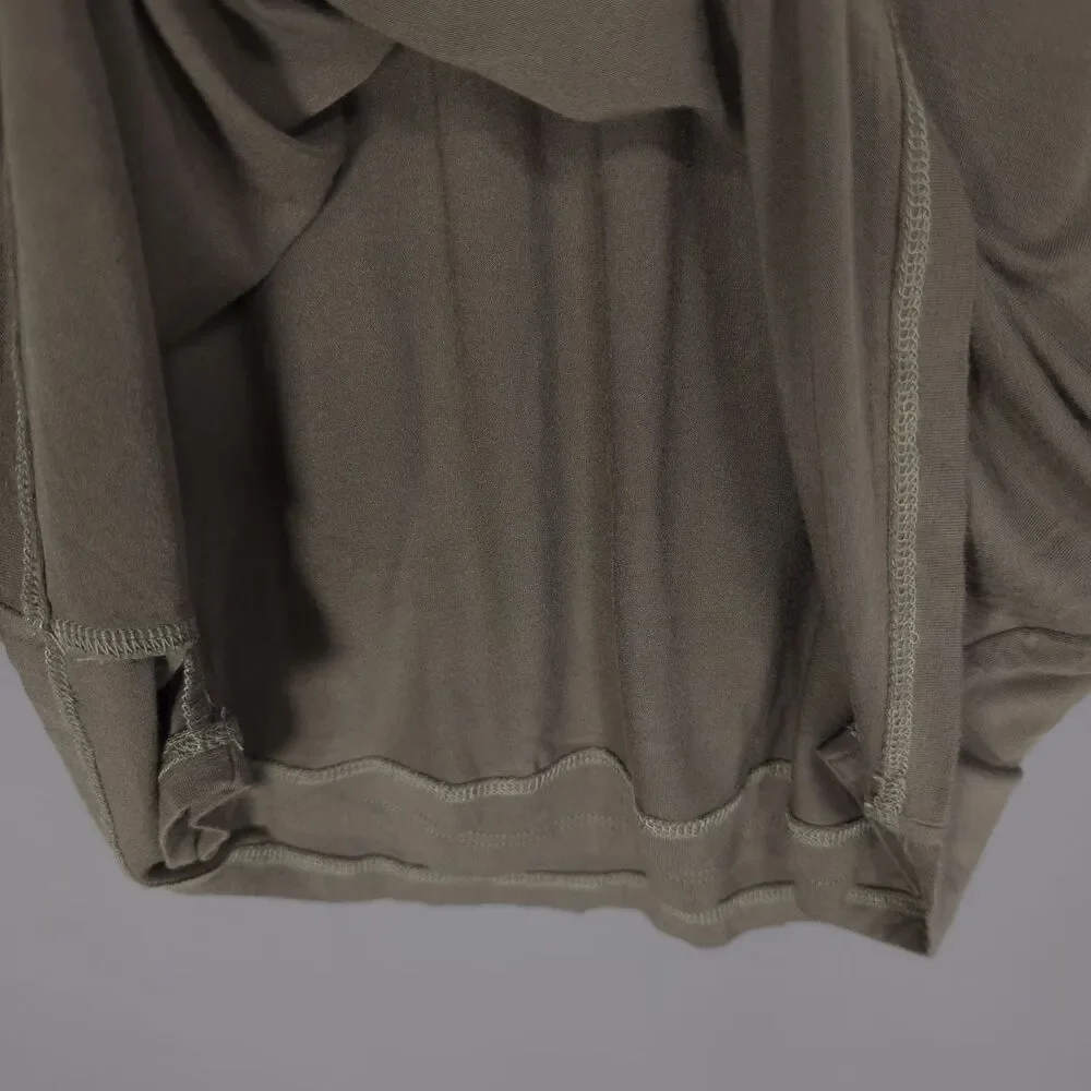 LOVERS + FRIENDS Lace Up V Neck Knit Mini Dress Rayon Blend Long Sleeve‎ Size M